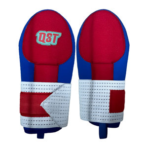 Mitaines de glisse pour baseball QST légères, violettes et vertes, demi-doigts, sangle réglable, unisexe, jeunes et adultes, pour softball et entraînement de course - Product Image 4