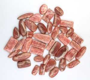 Lote al por mayor de piedras preciosas sueltas naturales y de diseño que incluyen hermosa Rodocrosita en tamaños y formas mixtos - Product Image 3