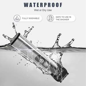 Kit de toilettage 15-en-1 pour homme, tondeuse à barbe et corps en acier inoxydable, conception étanche, verrouillage de voyage, alimentation par batterie - Product Image 6