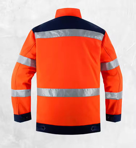 แจ็กเก็ตนิรภัยกันน้ำมองเห็นได้ชัดเจนสำหรับผู้ชายชุดทำงานสะท้อนแสงทนทานสำหรับงานกลางแจ้งโดย Hi 2026 - Product Image 3