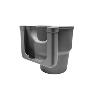 Compartiment gris pour support de téléphone dans la voiture avec clip pour porte-gobelet à grande chambre Placement du tableau de bord Rotatif stable Compatible BMW - Product Image 5