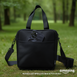 Borsa a Tracolla Sostenibile in RPET per Uso Promozionale - Product Image 3