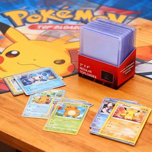 YY Premium Toploader Card Protectors 100 Pack for Trading Cards Plastic Business Card Holder Box - Product Image 6
