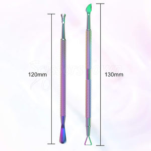 Ensemble d'outils de poussée de cuticule d'ongle de précision avec bords sûrs et poignée antidérapante pour le nettoyage des ongles en gel et la préparation des ongles - Product Image 6