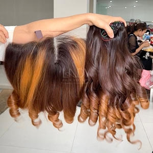 Extensiones de Cabello Humano Vietnamita 100% Natural de la Más Alta Calidad, Color Personalizado, en Paquetes, con Precio de Mayoreo - Product Image 5