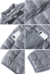 Veste en fibre optique LED personnalisée, veste en fibre optique clignotante, veste matelassée en fibre optique pour homme, nouvelle mode d'hiver, veste en duvet lumineuse pour femme - Product Image 5