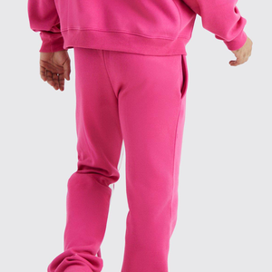 Nouveau design de ensemble de jogging 2 pièces pour hommes pantalon de survêtement évasé et survêtement à capuche ensemble de pantalons de survêtement empilés survêtements personnalisés - Product Image 6