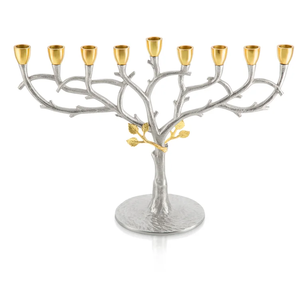 Brass handcrafted luxury candle menorah for Christmas decoration wedding centerpiece <b>candlestick</b> holder home table top decor - Product Image 5