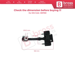 สายรัดจำกัดการเปิดประตูหน้า BDP950 สำหรับ 508 MK1 W23 8D 8E ปี 2010-2018 4/5 ประตู 9686658480 - Product Image 5