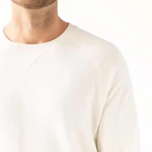 Sweat-shirt ras du cou pour homme, coupe ajustée, en tissu polaire 100 % polyester de qualité supérieure, avec logo brodé, couleur unie, collection hiver 2026, le plus vendu - Product Image 6
