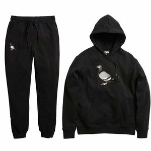 Chándal sólido con capucha de invierno bordado de alta calidad Precio barato Algodón Regular Fit Ropa informal Hombres - Product Image 5