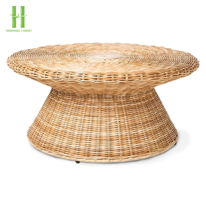 Wholesale New Natural Living Room Modern Eco-Friendly Rattan Coffee <b>Table</b> Made in Vietnam - Product Image 4