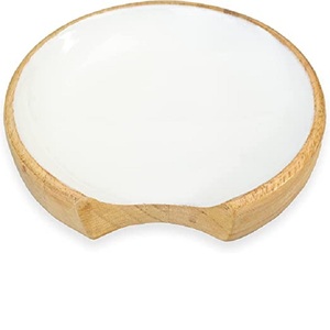 Espátula de madera redonda para cocina, soporte decorativo para restaurante, hogar, fiestas de interior - Product Image 6