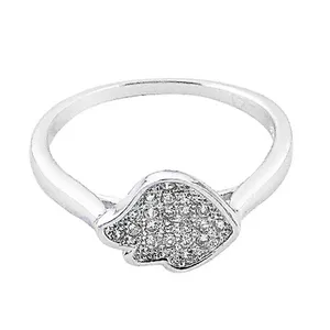 Anillo de Moda para Mujer, Diseño Moderno, Plata 925 con Incrustaciones de Diamantes, Bañado en Oro Rosa, Alta Calidad, Engaste de Garras, Joyería Fina - Product Image 2