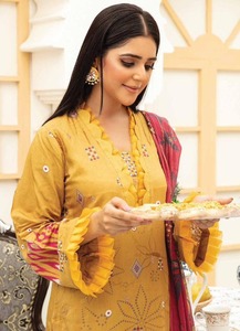 Inde et Pakistan Dames Hiver Viscose Tissu Salwar Kameez Qualité Exportation Vêtements Robes Confortables - Product Image 3