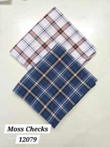 Tissu en coton chiné de qualité supérieure, teint en fil, à carreaux mousse, pour chemises et vêtements, exporté à prix abordable - Product Image 2