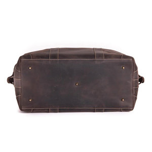 Sac de voyage en cuir véritable fait à la main de luxe personnalisé pour hommes femmes - Product Image 4