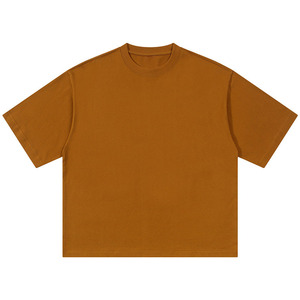 220g Cropped <b>Box</b> Manufacture t Shirt 240gsm <b>Drop</b> Shoulder Heavy T-shirts Men Boxy Fit T Shirt Vintage Wash - Product Image 5