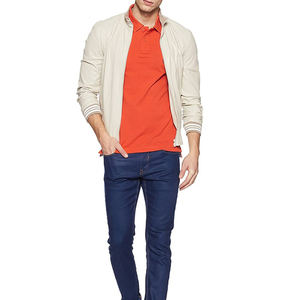 Camisa POLO de manga corta informal de verano para hombre, cuello en V, Color sólido, tela antiarrugas, nueva solapa, diseño de cuello Vertical - Product Image 1