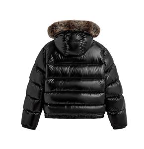 Chaqueta Cortavientos Técnica con Estampado Térmico de Tendencia 2025, Elástica, con Cuello en V, Forro Polar, Aislante, Impermeable, con Cierre de Cremallera - Product Image 5