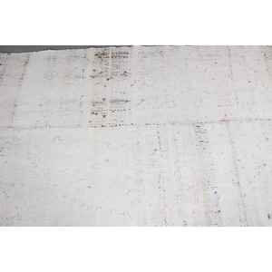 Alfombra Vintage, Alfombra de Lana Kilim Blanca y Azul de 3.5x7.2 pies - Product Image 4