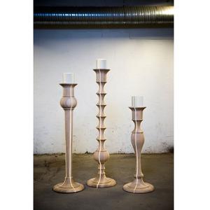 Handmade Eco-friendly Wooden <b>Candle</b> Stand for Living Room and Christmas Decoration with Smooth Polished Surface Timeless Design - Product Image 1