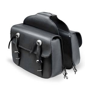 กระเป๋าหนังแฮนด์เมดกระเป๋าหนังสำหรับใส่มอเตอร์ไซค์, กระเป๋าหนังอานด้านเดียวสำหรับใส่มอเตอร์ไซด์ - Product Image 4