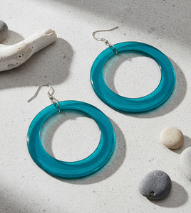 Pendientes de Resina Artísticos 3D Hechos a Mano para Mujer, Joyería de Moda Ligera, Amor de Hada, Color Personalizado, Pendientes de Diseño - Product Image 4