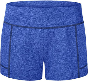 Shorts Deportivos de Mujer, Cintura Alta, Secado Rápido, Transpirables, Ecológicos, para Gimnasio, Fitness, Deportes, Personalizables, Sin Costuras - Product Image 1