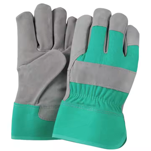 Gants de sécurité en cuir de vachette fendu de haute performance pour la construction industrielle, le jardinage et la protection des mains - Product Image 6