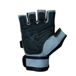 Gants de gymnastique de meilleure qualité, design personnalisé, en cuir polyester respirant pour l'haltérophilie et le sport, en cuir suédé - Product Image 3