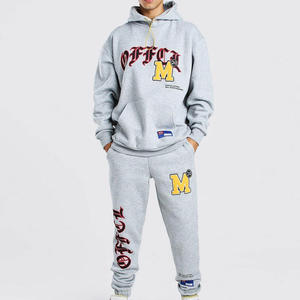 ชุดเทรนดี้ลดราคาออนไลน์ ชุดสเวตสูทแขนยาว ดีไซน์โดดเด่น สไตล์สตรีทแวร์ พิมพ์ลายสกรีน สำหรับผู้ชาย - Product Image 1