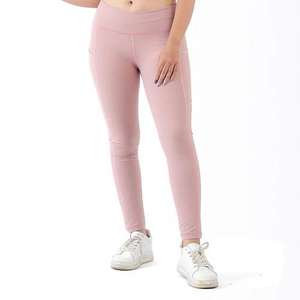Nouveau modèle Leggings de gym pour femmes avec logo personnalisé Offre Spéciale fabriqués au Pakistan Leggings de gym pour femmes en tissu respirant sur toute la longueur à bas prix - Product Image 2