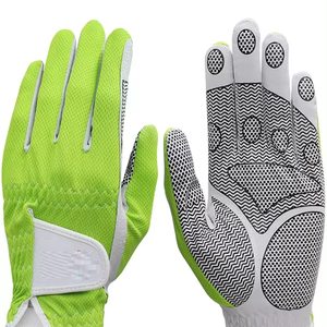 Gants de golf en cuir véritable Main gauche droite Gants de golf en peau de mouton souple et respirants Accessoires de golf par Scoop & Score - Product Image 1
