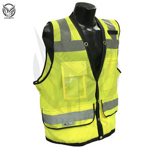 Chaleco de Seguridad Reflectante de Alta Visibilidad para Obras de Construcción, Ropa de Trabajo de Seguridad Vial, Impermeable, con Logotipo LED Intermitente, Color, Talla, Unisex - Product Image 1
