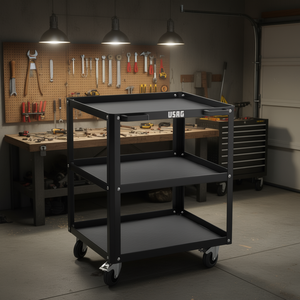 USAG Three-Shelf Multi-Purpose Roller Cabinet for <b>Tool</b> <b>Storage</b> - Product Image 3