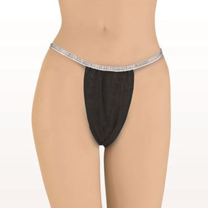 Tangas desechables de belleza de spa no tejidas de alta calidad para mujer Leggings teñidos lisos con patrón impreso para adultos - Product Image 2