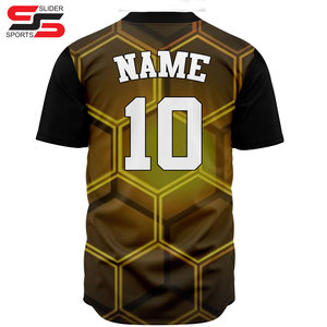 Nouveau Vente en Gros Logo Personnalisé Vêtements de Sport Sublimation Séchage Rapide Respirant Maillot de Baseball Brodé Personnalisé pour Hommes - Product Image 2