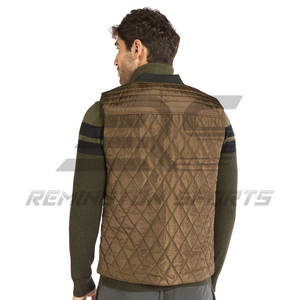 Nuevo chaleco acolchado de invierno, chaleco acolchado personalizado al por mayor para hombres con diseño personalizado e impresión, chaleco acolchado - Product Image 2