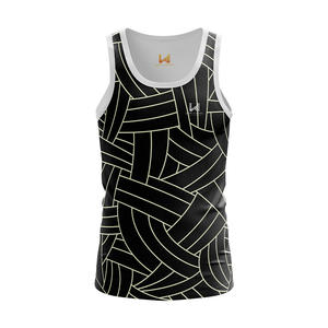 Camiseta Deportiva de Tirantes para Hombre, de Spandex/Poliéster, Cuello Redondo, para Gimnasio y Running, Transpirable, de Secado Rápido, Antiencogimiento, Tejido de 180 g/m² - Product Image 1