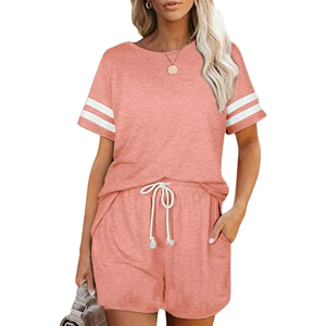 2024 personalizado de alta calidad conjuntos de las mujeres de lino de algodón traje de verano conjunto - Product Image 4