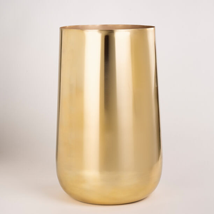 Maceta de flores doradas más vendida con color y tamaño personalizados para centros comerciales de hoteles en casa 35x35x56 cm comerciantes instantáneos - Product Image 3