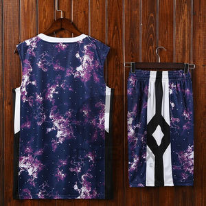 Uniforme de Baloncesto Deportivo, Talla Grande, Color Personalizado, Alta Calidad, 100% Poliéster, Secado Rápido, Transpirable, Sin Mangas, para Adultos - Product Image 5