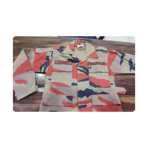 Ensemble d'uniformes BDU Camouflage de qualité supérieure Chemise et pantalon de combat à manches longues personnalisés en coton Services de sécurité professionnels - Product Image 3