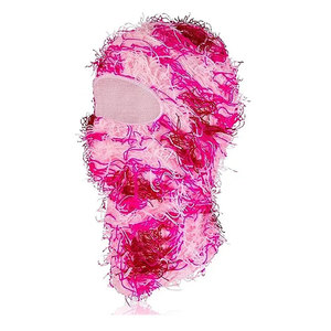 Nouveau hiver Logo personnalisé floue herbeux un trou tricot camouflage couverture complète masque de Ski en détresse cagoule masque de Ski - Product Image 1