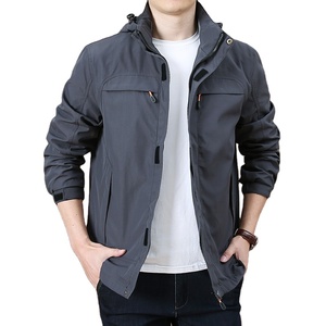 Chaqueta cortavientos para exteriores duradera de alta calidad para hombre, impermeable, a prueba de viento, ligera, cálida, para senderismo, chaqueta cortavientos al por mayor - Product Image 3