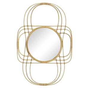 Décor d'art américain Miroir en rotin Ojai fait à la main Miroir mural décoratif Matériau naturel Tissé à la main écologique - Product Image 2