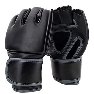 2024 haute qualité PU boxe MMA gants Durable officiel Premium Kickboxing Point Sparring combat ouvert paume gants - Product Image 2