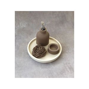 Set decorativo 4 pezzi Mini moka Beige - Product Image 1
