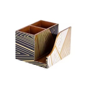 ที่ใส่ช้อนส้อมไม้กระถินเทศ พร้อมที่เก็บช้อน มีด ส้อม สำหรับห้องครัว - Product Image 2